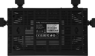 Wi-Fi ������ Cudy WR3600, Wi-Fi 6, BE3600, 2.4/5���, 4 LAN, ������