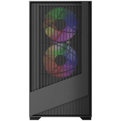 ������ Powercase Mistral Micro A12B, Tempered Glass, 3x120mm FRGB fan, ������, mATX  (CMMA12B-L3)