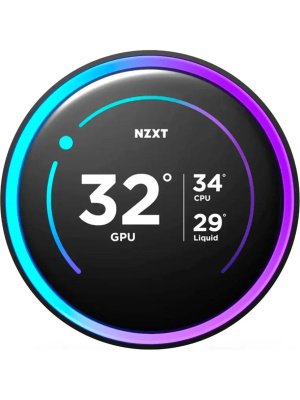 ������� ����������� ���������� NZXT Kraken Elite 280 RGB (250W, 280mm, LED temp., Black/ Fans: 2x140mm, 98.61 CFM, 34.5dBA, 2000RPM/ Pump height 65mm, 2800RPM, Rad thickness 27mm/ S: 1851, 1700, 1200, 115X, AM5, AM4)