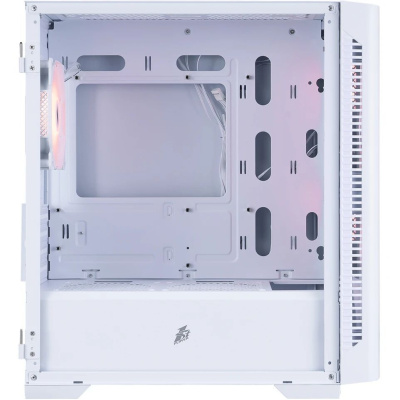 ������ 1STPLAYER DK D4-M ARGB White / mATX / 2x140mm & 1x120mm ARGB fans / D4-M-WH-2F7-14-W-1F7-W