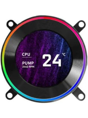 ������� �������� ���������� Lian Li HydroShift II LCD-C 360N (GHS2LCD36B BLACK) /  W/O Fans / G89.GHS2LCD36B.R0