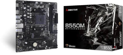 ����������� ����� Biostar B550MT, SocketAM4, AMD B550, mATX, Ret