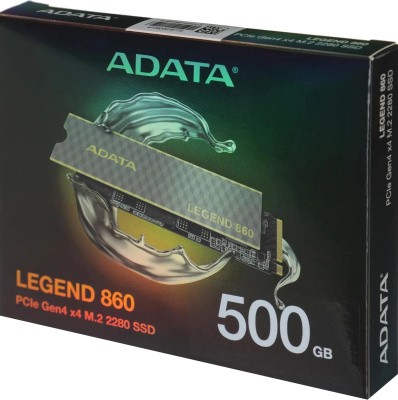 ���������� SSD A-Data PCIe 4.0 x4 500GB SLEG-860-500GCS Legend 860 M.2 2280