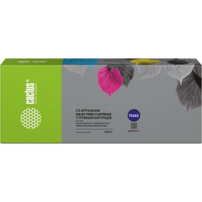 �������� �������� Cactus CS-EPT636300 T6363 ��������� (700��) ��� Epson Stylus PRO 7700/7890/7900/9700