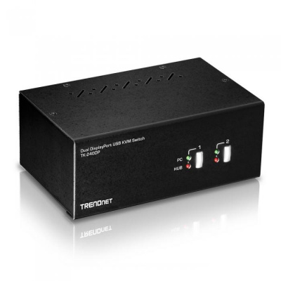 ������������� ������� (KVM) TRENDNET TK-240DP 2-Port Dual Monitor Display Port KVM Switch RTL