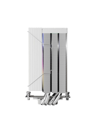 ����� 1STPLAYER CRYO CY12L White / 4HPx6mm, single tower, 1x120mm ARGB fan, 750-1900 RPM, 57.6 CFM, 38.2 dBA / CY12L-WH