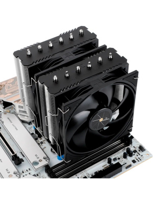 ����� Thermalright Peerless Assassin 120 SE V3 LGA115X/1200/1700/1851/AM4/AM5 (Dual Tower, 2x120mm PWM Fan, ������ ���������, 6 ����. ������ 6��) / TRPA120SEV3