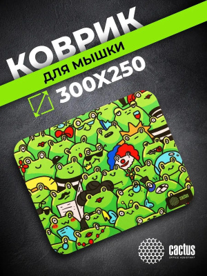 ������ ��� ���� Cactus Frogs 300x250x3�� (CS-MPC-D09M)