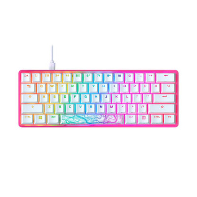 ���������� ������� HyperX Alloy 60 pink  (RUS)