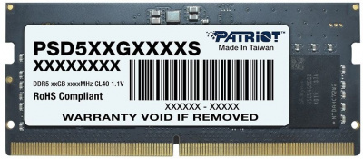 ������ ������ Patriot PSD58G480041S DDR5 - 8�� 4800, SO-DIMM, Ret