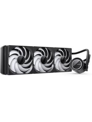 ������� ����������� ���������� JONSBO TG-420 ARGB Black (300W, 420mm, Black, ARGB/ Fans: 3x140mm, 93.73CFM, 36.2dBA, 1800RPM/ Pump height 54.55mm, 30dBA, 2400RPM, Rad thickness 54.5mm/ S: 1851, 1700, 1200, 115X, AM5, AM4)
