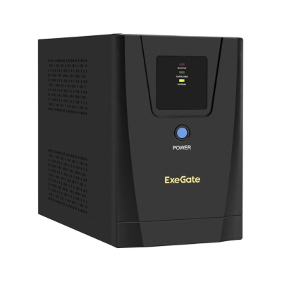 ��� ExeGate SpecialPro UNB-1600.LED.AVR.2SH.3C13 1600VA/950W, LED, AVR, 2�Schuko+3�C13, ������������� ������, Black