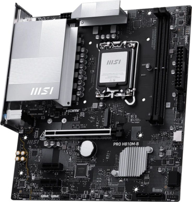 ����������� ����� MSI PRO H810M-B, LGA1851, H810, mATX, Ret