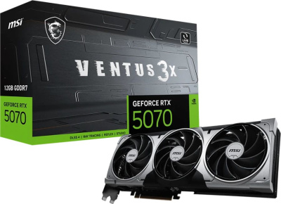 ���������� MSI NVIDIA GeForce RTX 5070 Ventus 3X 12Gb (RTX 5070 12G VENTUS 3X)