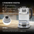 Чайник электрический Hyundai HYK-G8407 1.8л. 2200Вт черный/прозрачный корпус: стекло Чайник электрический Hyundai HYK-G8407 1.8л. 2200Вт черный/прозрачный корпус: стекло
