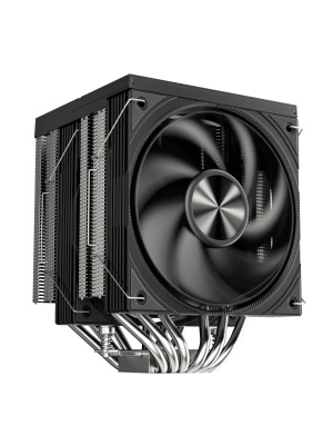 ����� 1STPLAYER FROST BITE FB12DS-6 Black / 6HPx6mm, dual tower, 250W TDP, 2x120mm fans, 800-2300 RPM, 70.15 CFM, 34.8 dBA / FB12DS-6-BK
