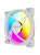 ���������� Powercase (M55MR-12W ARGB) White 120x120x25�� (PWM, 100��./���, 4pin PWM (M+F)+ 3pin ARGB (M+F), 600-1500�10% ��/���) Bulk