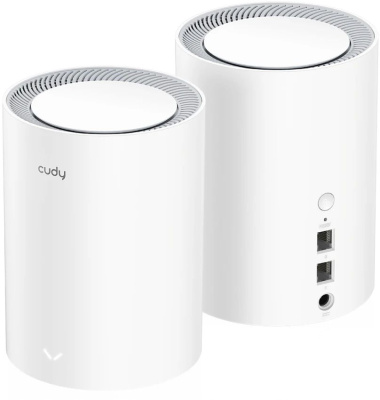 ��������� Mesh ������ CUDY M1800(3-Pack), Wi-Fi 6, AX1800, 2.4/5���, �����