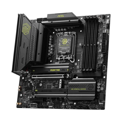 ����������� ����� MSI MAG B860M MORTAR WIFI, Socket 1851, Intel B860, mATX, Ret