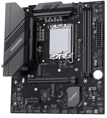 ����������� ����� Maxsun Challenger B760M D4 WIFI, Intel B760, Socket 1700, mATX