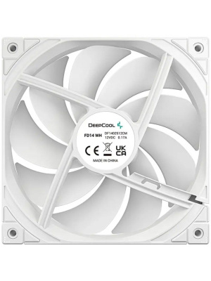 ���������� DEEPCOOL FD14 WH 140x140x25�� (PWM, �����, 400-1650��/���) Color BOX