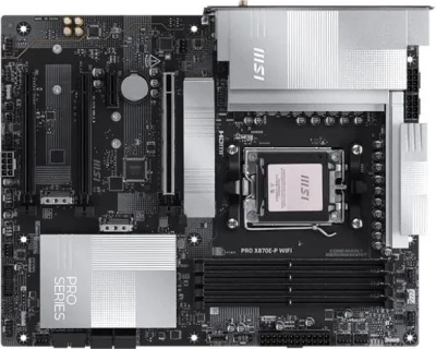 ����������� ����� MSI PRO X870E-P WIFI, SocketAM5, AMD X870, ATX, Ret