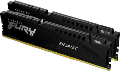 ������ ������ DDR 5 DIMM 64Gb PC48000, 6000Mhz, Kingston FURY Beast Black EXPO CL30 (Kit of 2) (KF560C30BBEK2-64)