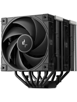 ����� DEEPCOOL AK620 G2 LGA1851/1700/1200/115X/AM5/AM4 (8��/���, TDP 260W, PWM, DUAL Fan 120mm, 6 ����. ������, Copper Base, Wood-grain top cover, ������) RET (R-AK620G2-BKNNMN-GJD)