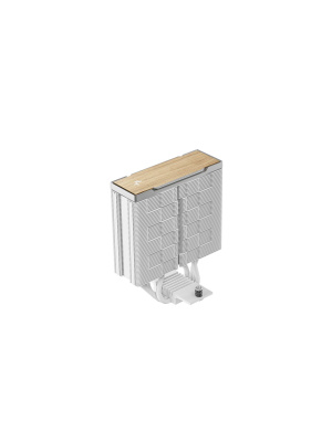 ����� DEEPCOOL AK400 G2 WH LGA1851/1700/1200/115X/AM5/AM4 (TDP 220W, PWM, Fan 120mm, 4 ����. ������, Wood-grain top cover, �����) RET