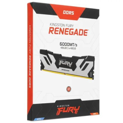 ������ ������ 48 �� Kingston FURY Renegade Silver, DDR5, DIMM, PC48000, 6000Mhz, XMP, CL32 (KF560C32RS-48) (retail) 