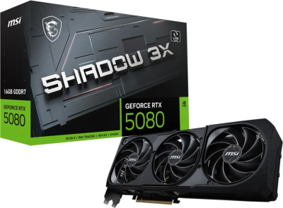 ���������� MSI NVIDIA GeForce RTX 5080 16Gb (RTX 5080 16G SHADOW 3X)