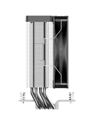 ����� Ocypus Delta A40 Elite BK (220W, 4-pin PWM, 156.7mm, Al/Cu, 4x6mm, 1x120mm, 73CFM, 29dBA, 2000RPM, S: 1851/1700/1200/115X, AM5/AM4, black)