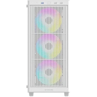 ������ ID-Cooling ������ Case ID-Cooling WARE 300 ARGB White mATX/win TG/ 4 fans/ Type C/ CPU 160mm/ GPU 320mm/ no PSU