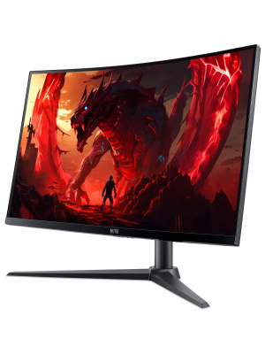 ������� ACER Nitro XZ270UX6bmiiphx 27", ZeroFrame, Curved 1500R, Black, 16:9, VA, 2560x1440, 1 / 0,5 (GTG, Min.)ms, 250cd, 220Hz, 2xHDMI(2.1) + 1xDP(1.4) + SPK + Audio Out, Speakers 2Wx2, sync: FreeSync Premium, hdr: HDR 10, hadj 120, Vesa:75x75