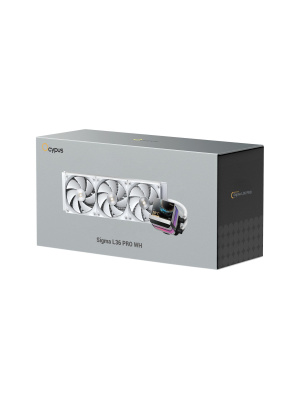 ������� �������� ���������� Ocypus Sigma L36 PRO WH, 360mm, LCD Pump, 3x120mm FDB fans, LGA115X/1200/1700/18XX, AM4/AM5