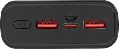 ������� ����������� Digma DGPF20A 20000mAh QC3.0/PD3.0 22.5W 3A 2xUSB-A/USB-C ������ (DGPF20A22PBK)