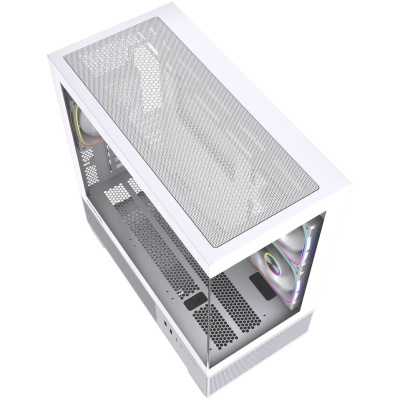 ������ Powercase Vision Micro S4W, Tempered Glass, Type-C, 3x 120mm ARGB PWM Fan, ARGB+PWM HUB, �����, mATX  (CVMMSHW-A3)