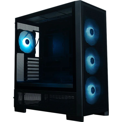 ������ XASTRA  A700  7ARGB-C10-UC Black ATX/Mesh/ 1x360mm+4x140mm ARGB PWM fans / Argb+PWM HUB 10port/Type-C / A700-1FA36A-4FL14A-C10-UC