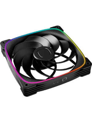 ���������� Geometric Future Squama 2503RB-14 Reverse Black / 140mm, PWM, 2100 RPM, 71.80 CFM, 34.0 dBA, 5V ARGB / 1F2503R114000