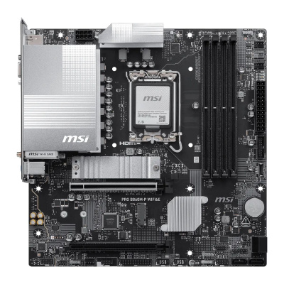 ����������� ����� MSI PRO B860M-P WIFI6E, B860, LGA1851, mATX, Ret