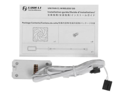���������� ��� ������� Lian-Li Uni Fan CL Wireless 120 ARGB 124�120x28 ����� 4-pin 29.8�� (G99.12CL1W1W.R0) Ret