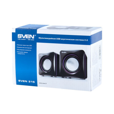 ������� SVEN 315, ������ (SV-0110315BK)