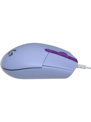 ���� ��������� Logitech G102 LIGHTSYNC Lilac (����������, 8000 dpi, 6but) (910-005857)