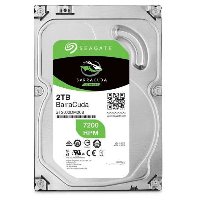 ������� ���� Seagate Barracuda ST2000DM008, 2��, HDD, SATA III, 3.5", 7200��/��� (RTL)