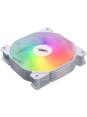 ���������� 1STPLAYER F7 White / 120mm ARGB 3pin 5V PWM 4pin 12V 600-1800rpm 56.34cfm 36.99dBA / F7-WH / BULK