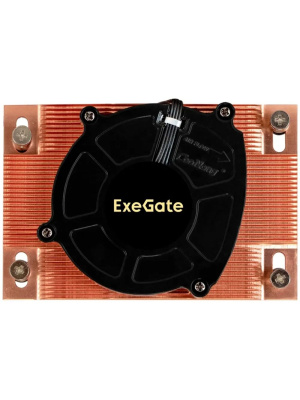 ����� Exegate ESNK-P0062AP4v2.PWM.1U.SP3.Cu (���������� (������), ������, 1U, LGA SP3, TDP 165W, PWM, 1100-6300RPM, 2 ball bearing, 4pin, 63db, �� ������, � �����������, box (EX297634RUS)