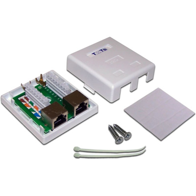 ��������� �������, 2 ����� RJ-45 ��������� 6, STP, �����