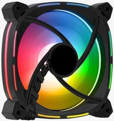 ���������� Aerocool Astro 12 F ARGB 120x120x25mm ������ 4-pin (Molex) 14.2-21.8dB Ret (ASTRO 12 F ARGB PWM 4P)