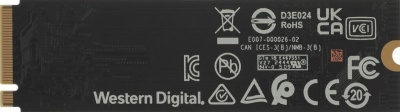 ���������� SSD WD PCIe 4.0 x4 2TB WDS200T4B0E SN5000 Blue M.2 2280