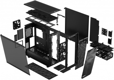 ������ Fractal Design Meshify 2 XL Light TG Black (FD-C-MES2X-02)